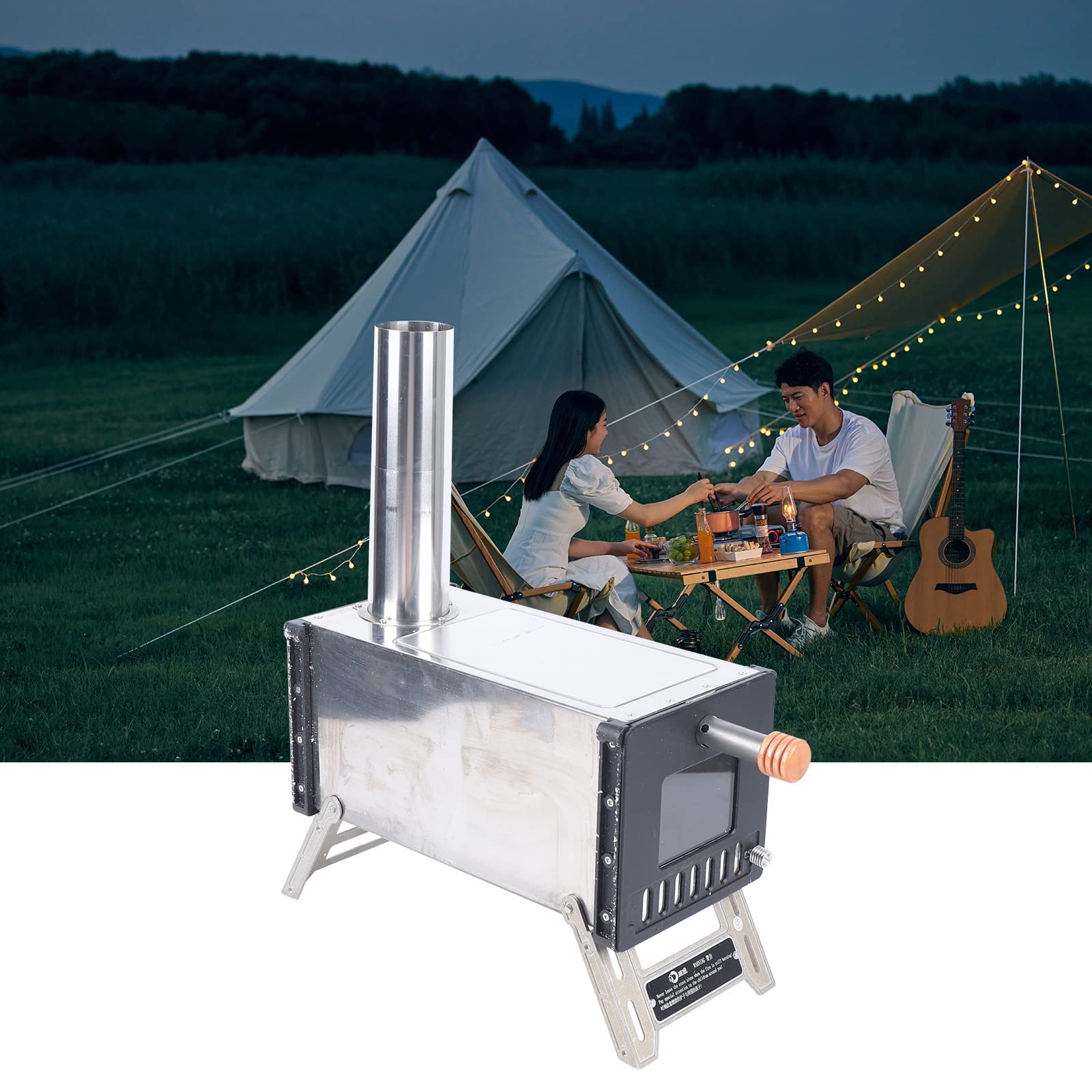 Amazon.com: LOYALHEARTDY Portable Camp Stove, Tent Stove Wood Burning Stove  Outdoor Stove Camping Stove Griddle Backpacking Stove Hunting Fishing Stove  As a Tent Heating Stove for Camping Hiking : Sports u0026 Outdoors