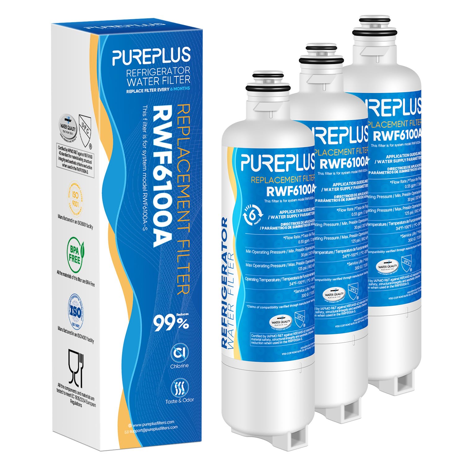 HMASAV Bosch Water Filter Replacement - Ultra Clarity Pro Water Filter Bosch