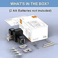 Vista 7 de IU53 - Cerradura de puerta con teclado y huella digital de doble cara, para todo tipo de clima, entrada biométrica totalmente impermeable