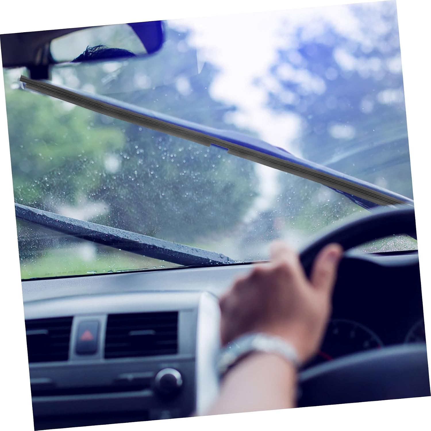 Replacement Wiper Refills for Windshield 2pcs Plastic Wiper Strip Universal Car Wiper Blades