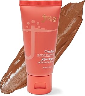 Juvia's Place I Am Magic Velvety Matte Liquid Foundation 300 - Gabon - Dark w/Neutral, Golden Undertone, Makeup Foundation Full Coverage, Lightweight, Long Wear, Velvety Matte Finish