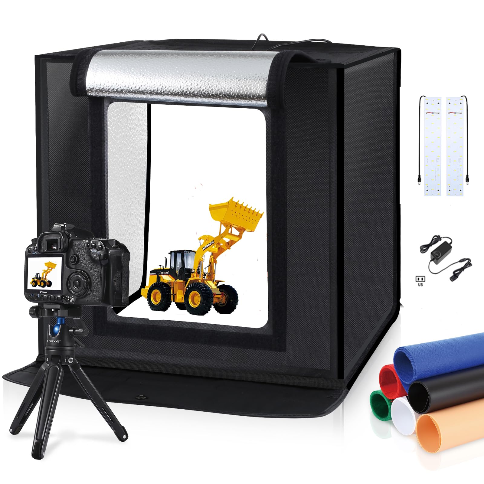 Amazon | PULUZ【40cm 】撮影ボックス 、36w LED、折りたたみフォト