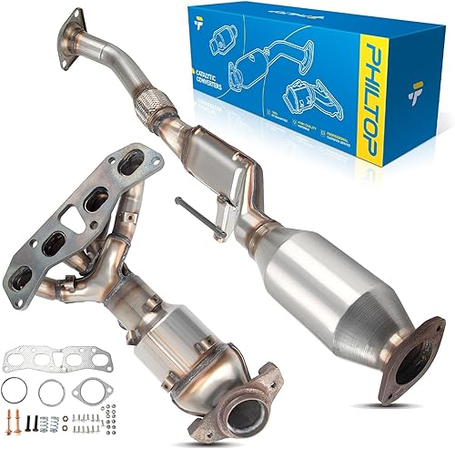 Vista 58 de PHILTOP Convertidor Catalítico de Salida Recta Compatible Directamente con Elantra 2.0L 2004-2012, Tiburon 2.0L 2007-2008, Spectra/Spectra5 2.0L