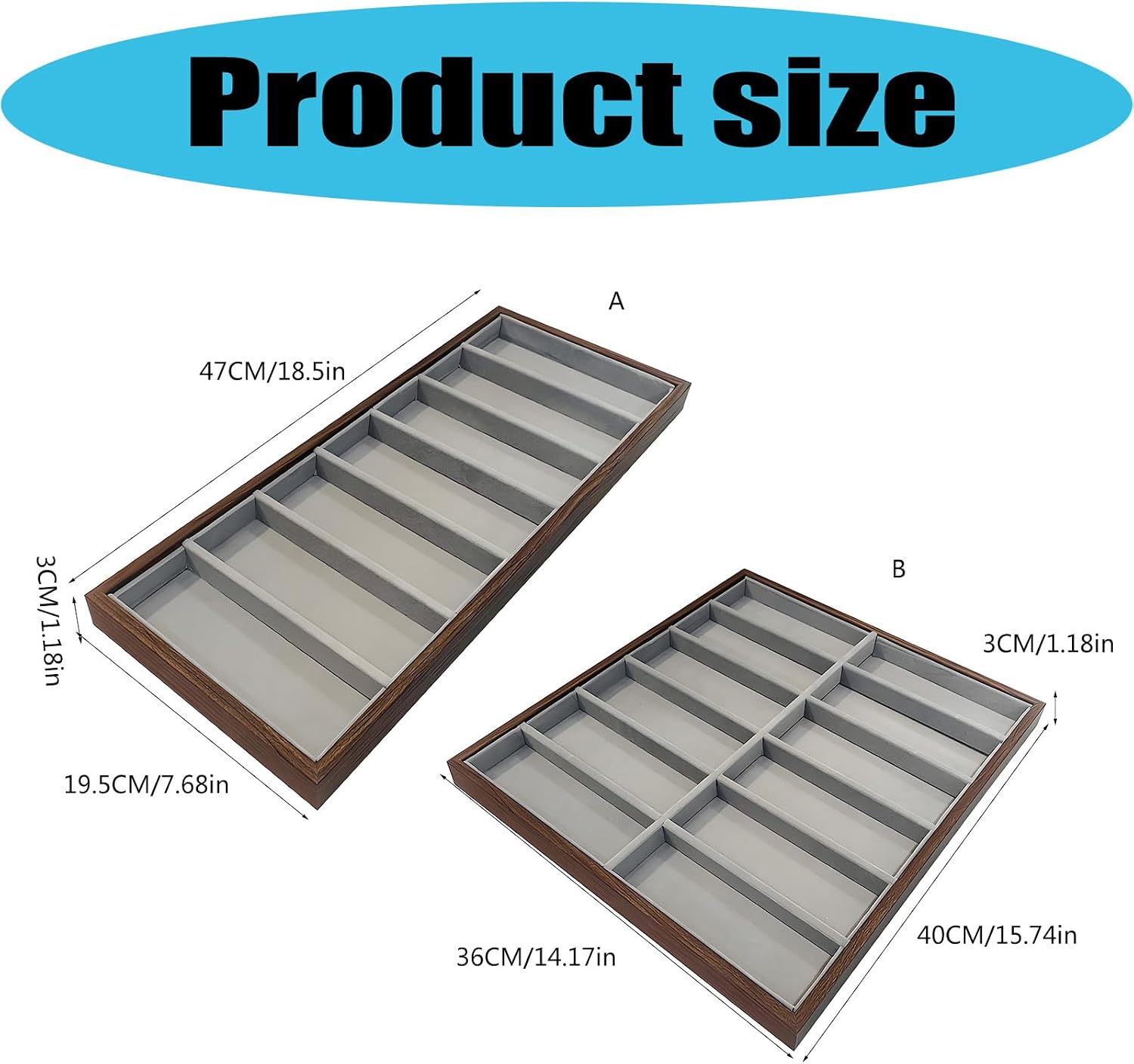 Sturdy Wooden Glasses Case with Flannel Padding for Safe Display and Organization Eyewear Stand