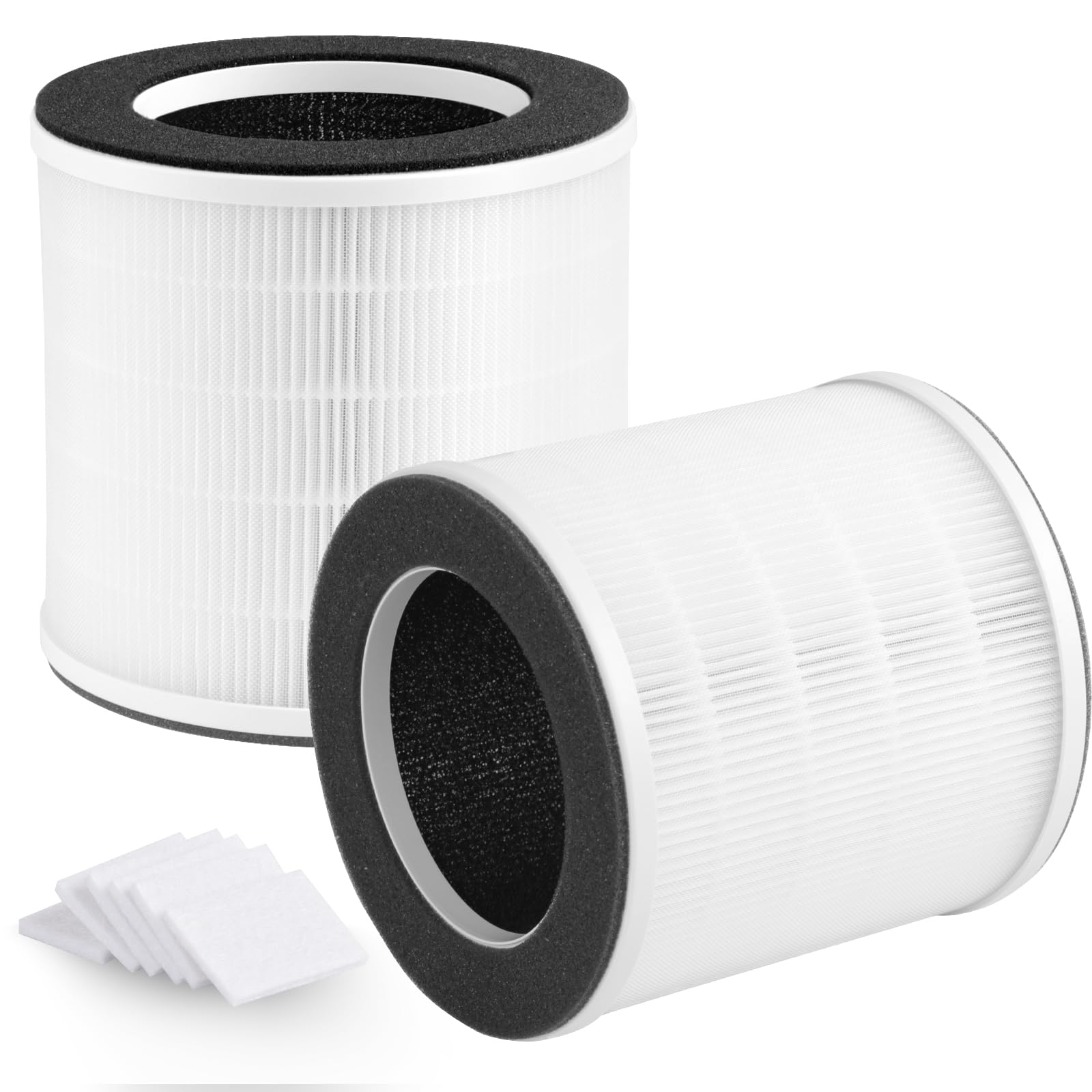 GoKBNY2-Pack H7126 Replacement Filter Compatible with GoveeLife H7126 Purifier, 3-in-1 True HEPA Filters, with Aromatherapy Tablets