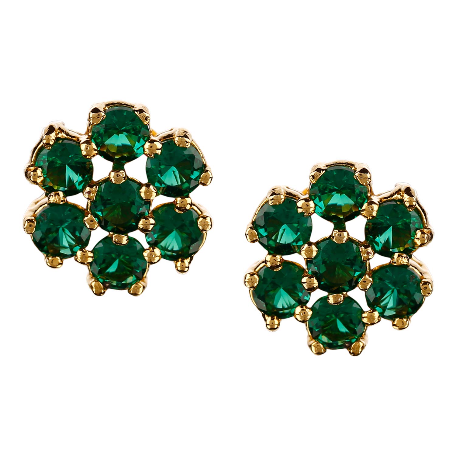 Swasti Jewels 7 Stones Nakshatra Stud Earrings Collection Metal Gold Plated and Cubic Zirconia Stud Earrings for Women, Red (B07HQLZL4P) Amazon Price History, Amazon Price Tracker