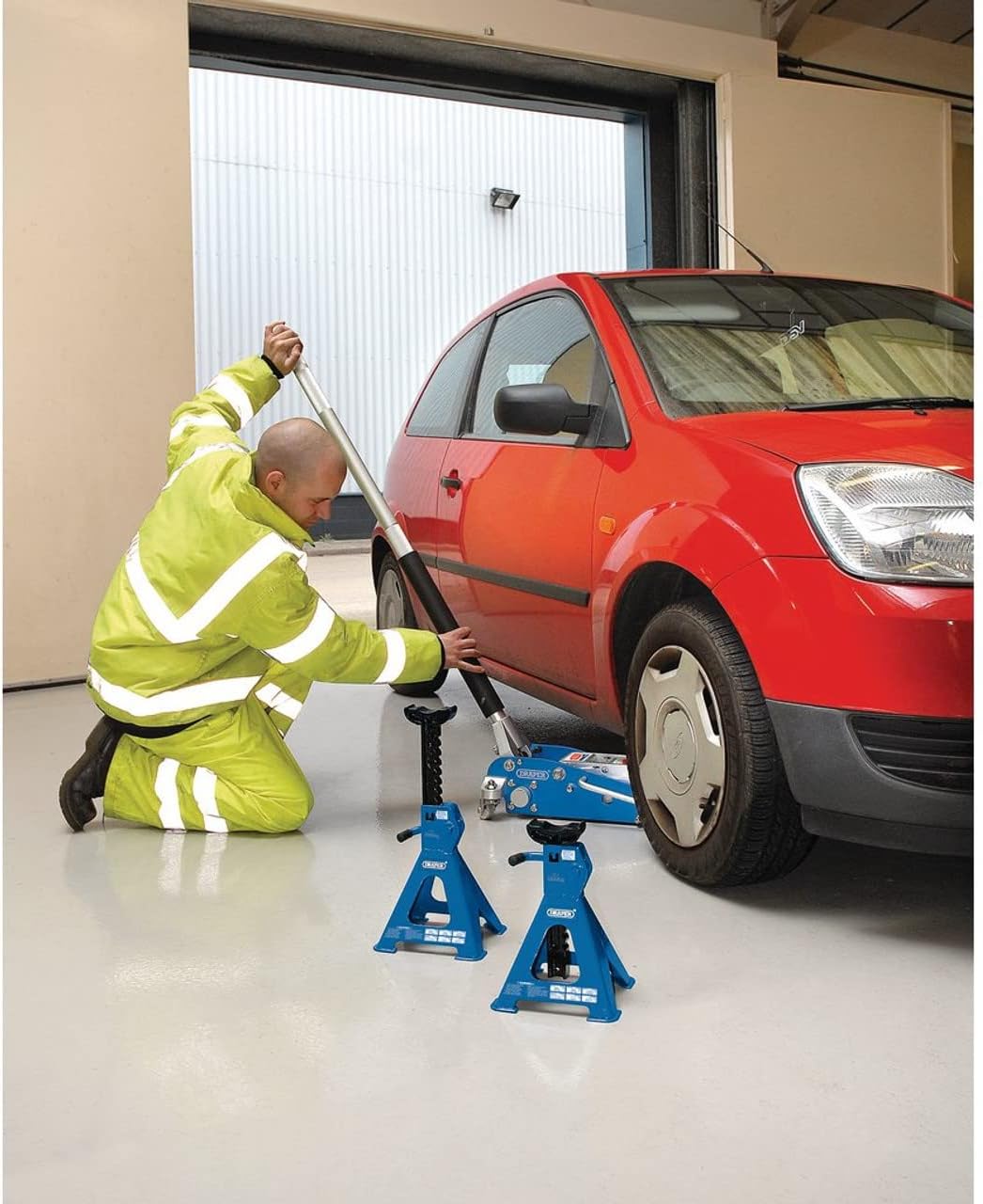 Draper 30878 Axle Stands, 2 t, Set of 2