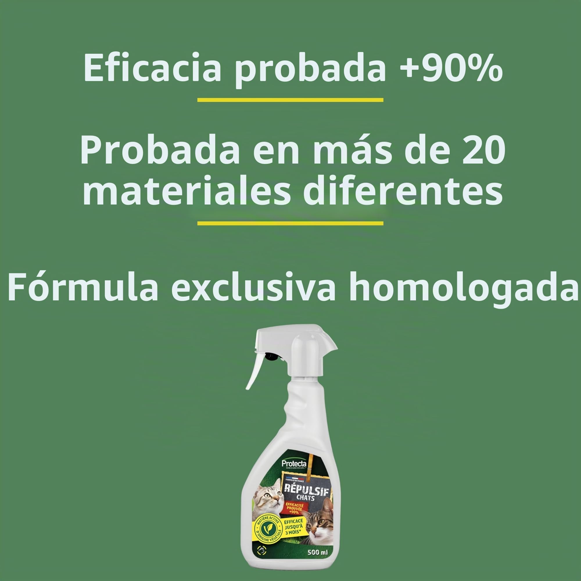 Repelente de Gatos para Interior y Exterior, Spray Antiarañazos y Marcado Urinario, 500ml – Protección Eficaz para Muebles y Jardines