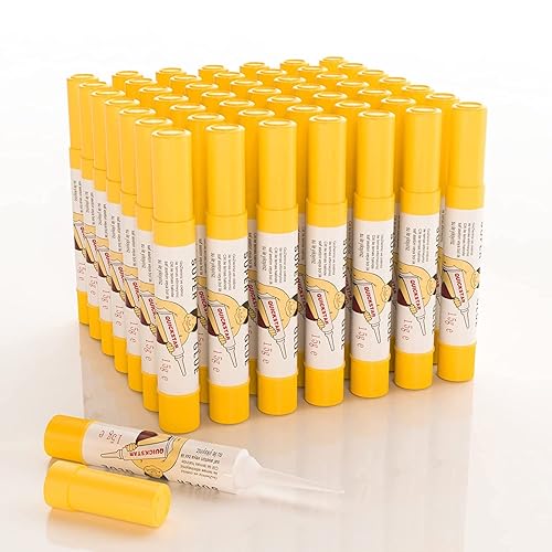 50 frascos de pegamento conveniente, adhesivo Bouaegr multiusos, súper pegamento universal, unión instantánea para pegar plástico, vidrio, cuero,