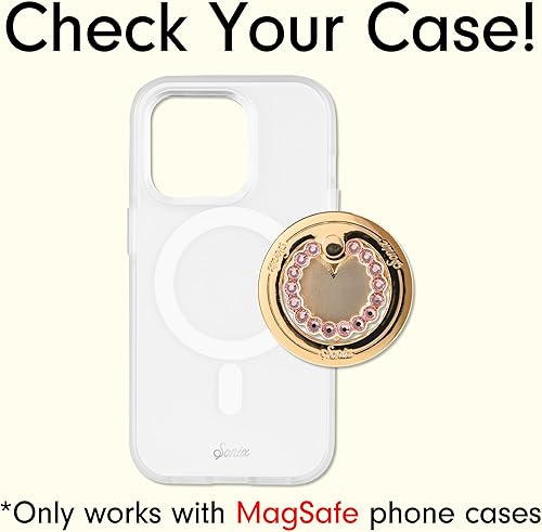 Miniatura 8 de Sonix Agarre magnético para teléfono y soporte para anillo de teléfono, compatible con MagSafe, soporte giratorio y soporte para teléfono para