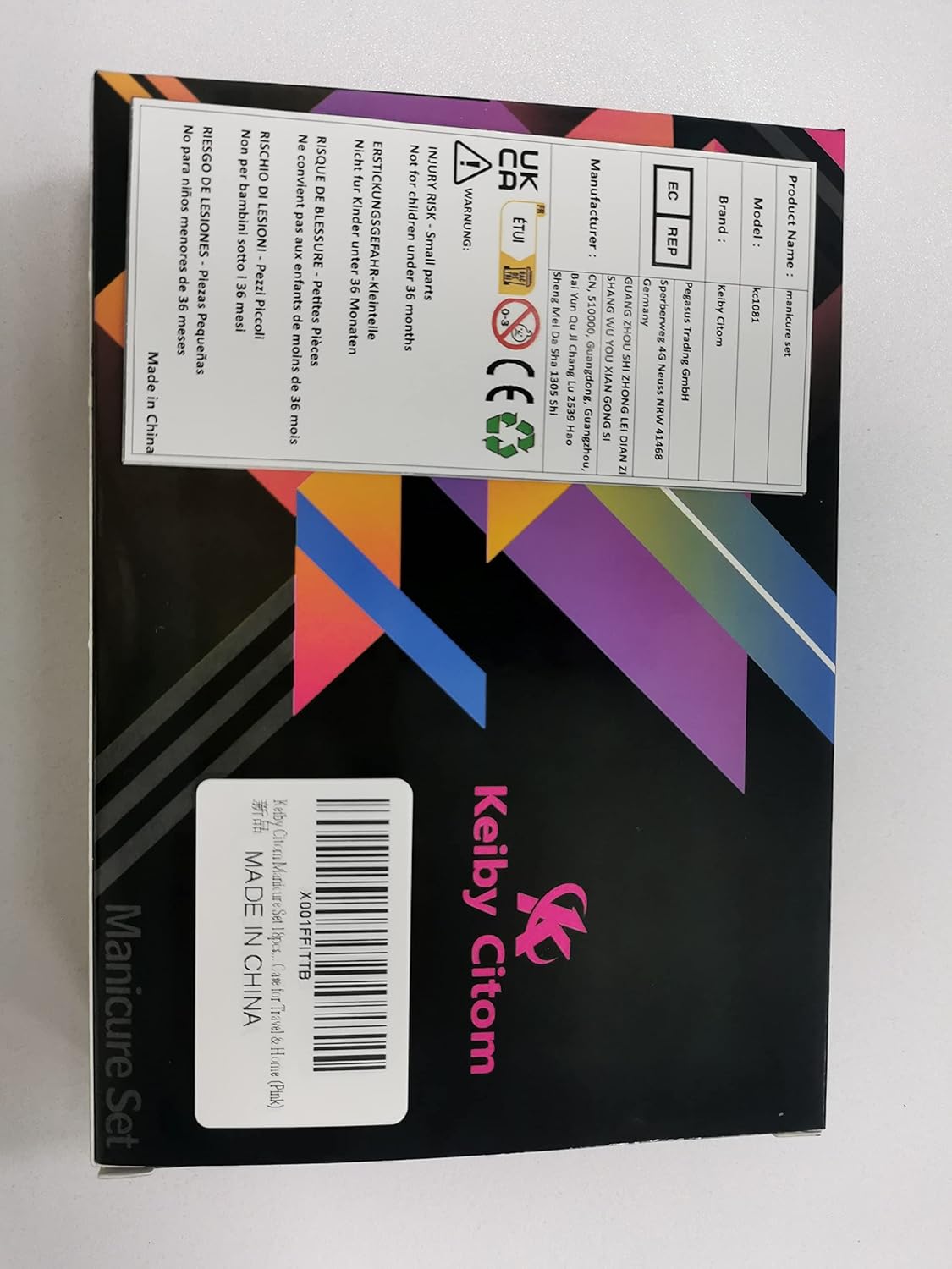 Keiby Citom Manicure Set 18pcs Professional Nail Clippers Kit Pedicure Care Tools-Stainless Steel Grooming Tools With Rose Gold PU Leather Case for Travel & Home (Pink) 15 71WME2uQcLL. AC SL1500