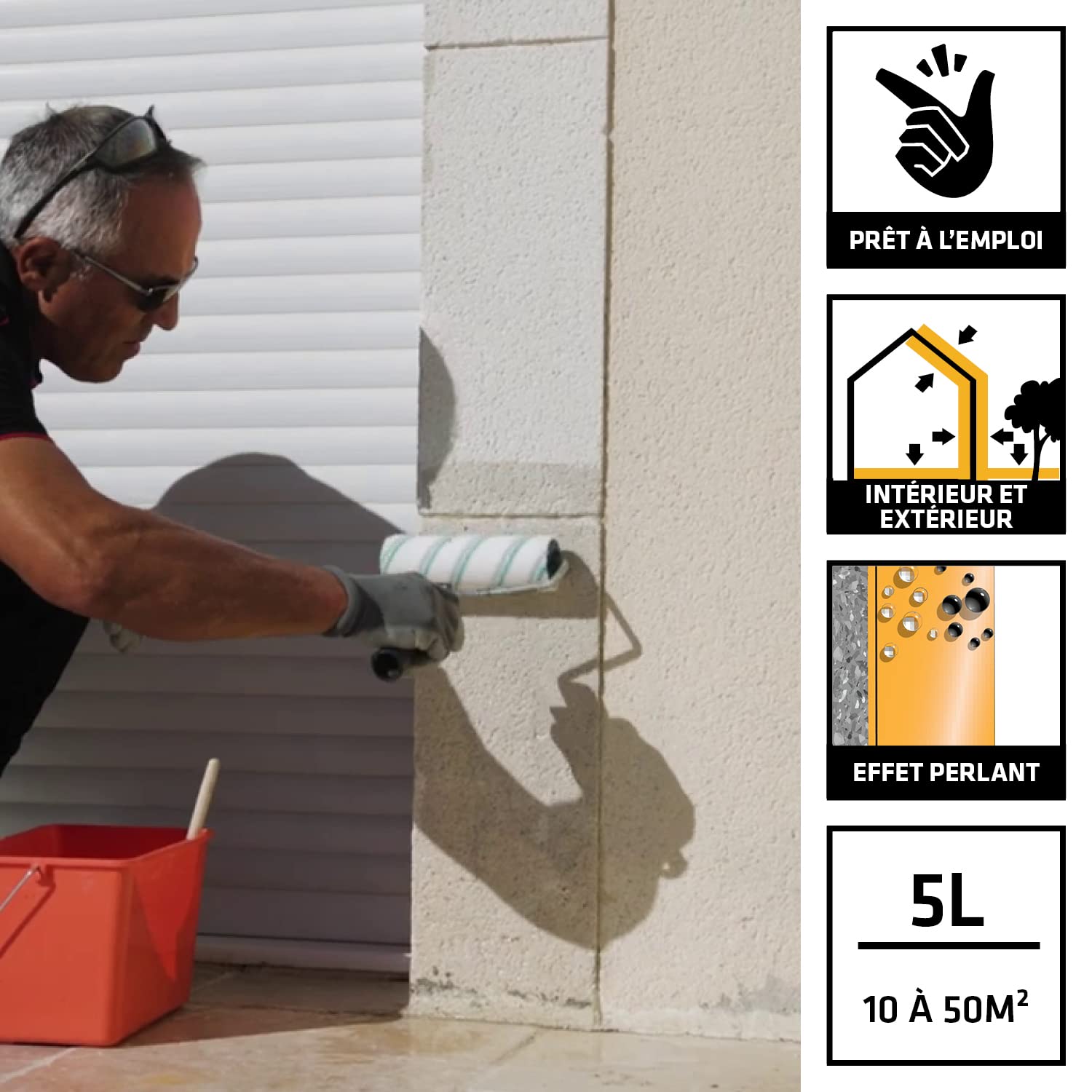 SIKA - Protection hydrofuge tout en 1 - Sikagard-245-5L