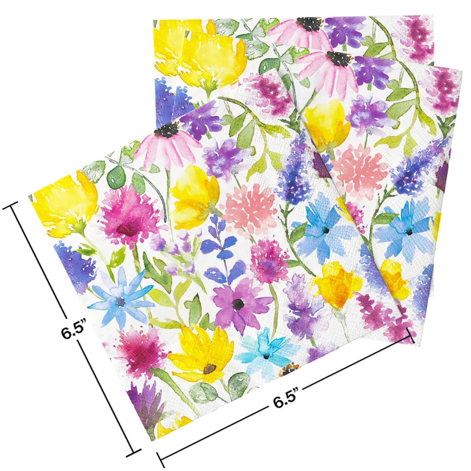 Servilletas Papel Color Amarillo Púrpura Desechables Servilletas Decoupage Cocktail Cumpleaños 2 Capas Toilet Papel Higienico Decoración de Mesa para Bodas,Fiesta en el Jardín 30 Paquetes(33x33cm）