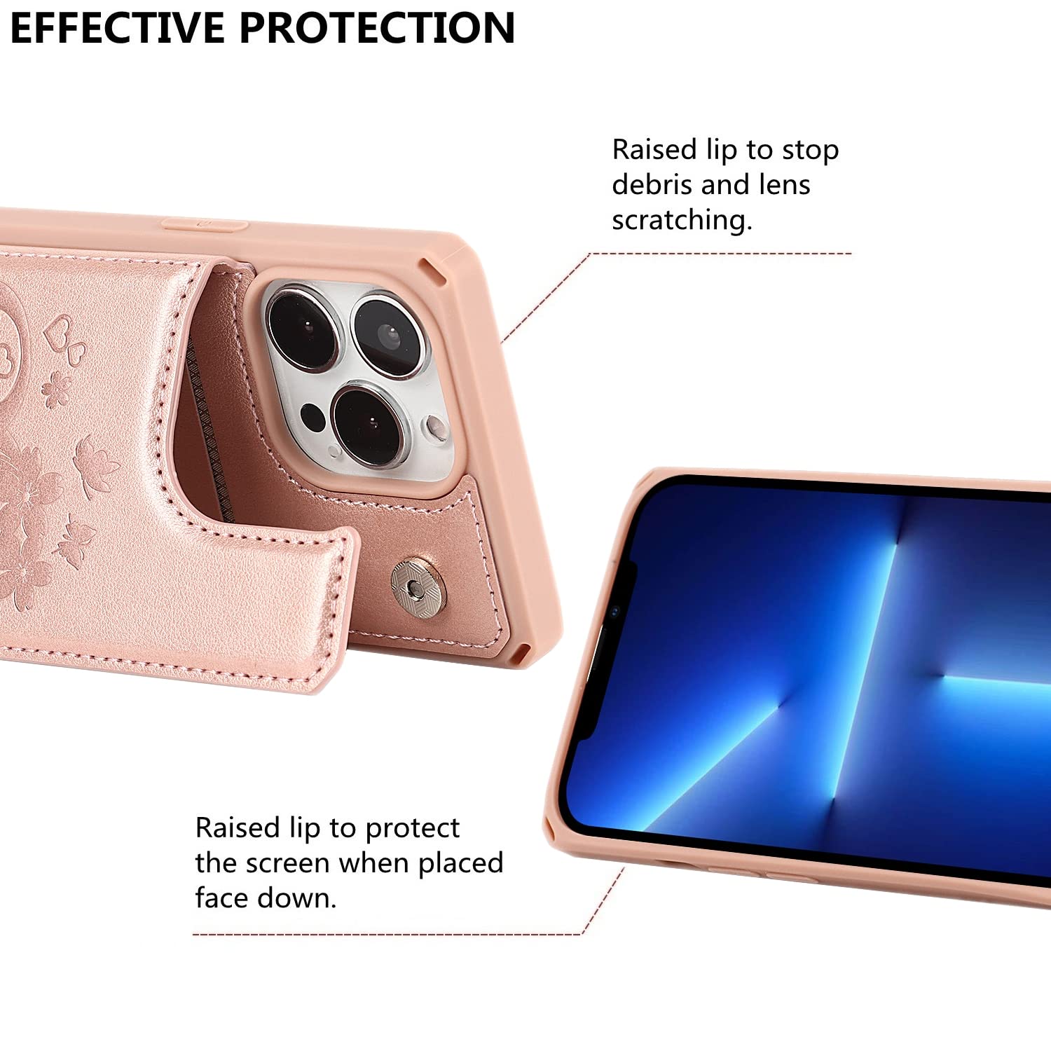 Amazon.co.jp: iCoverCase iPhone 13 Pro Max 財布型ケース 女性