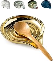 Vista 16 de LAUCHUH Reposacharas para Estufa de 5 Pulgadas Soporte de Cuchara de Cocina para Encimera de Cocina Portacucharón de Cerámica para Espátula, Negro