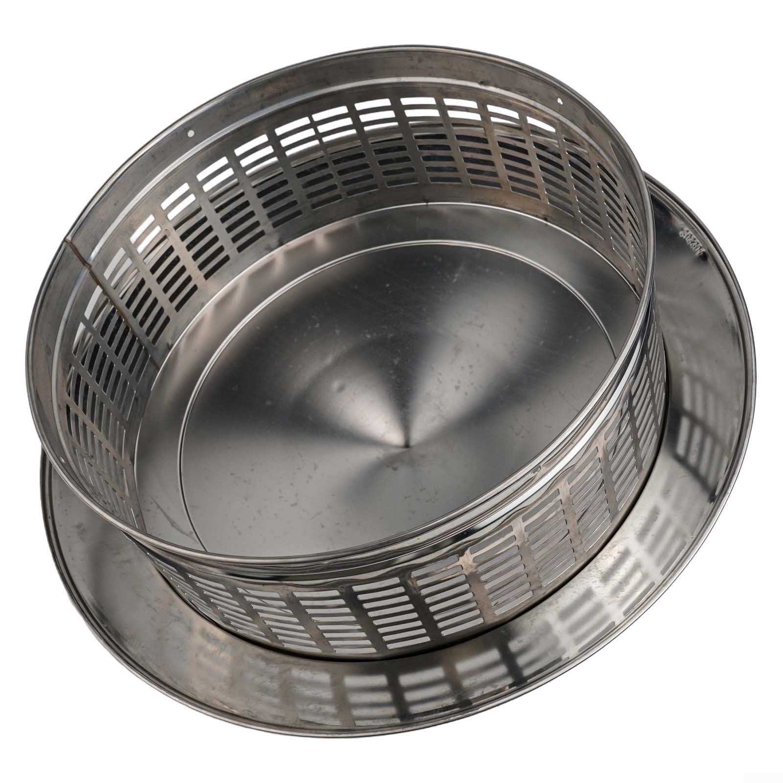 Cubierta de techo de acero inoxidable 304 para chimeneas, pero también para conductos de ventilación (300 mm)