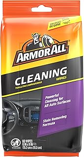 Armor All Car Interior Cleaner Wipes, Interior Cleaning Wipes for Cars, Trucks, Motorcycles, 60 Each