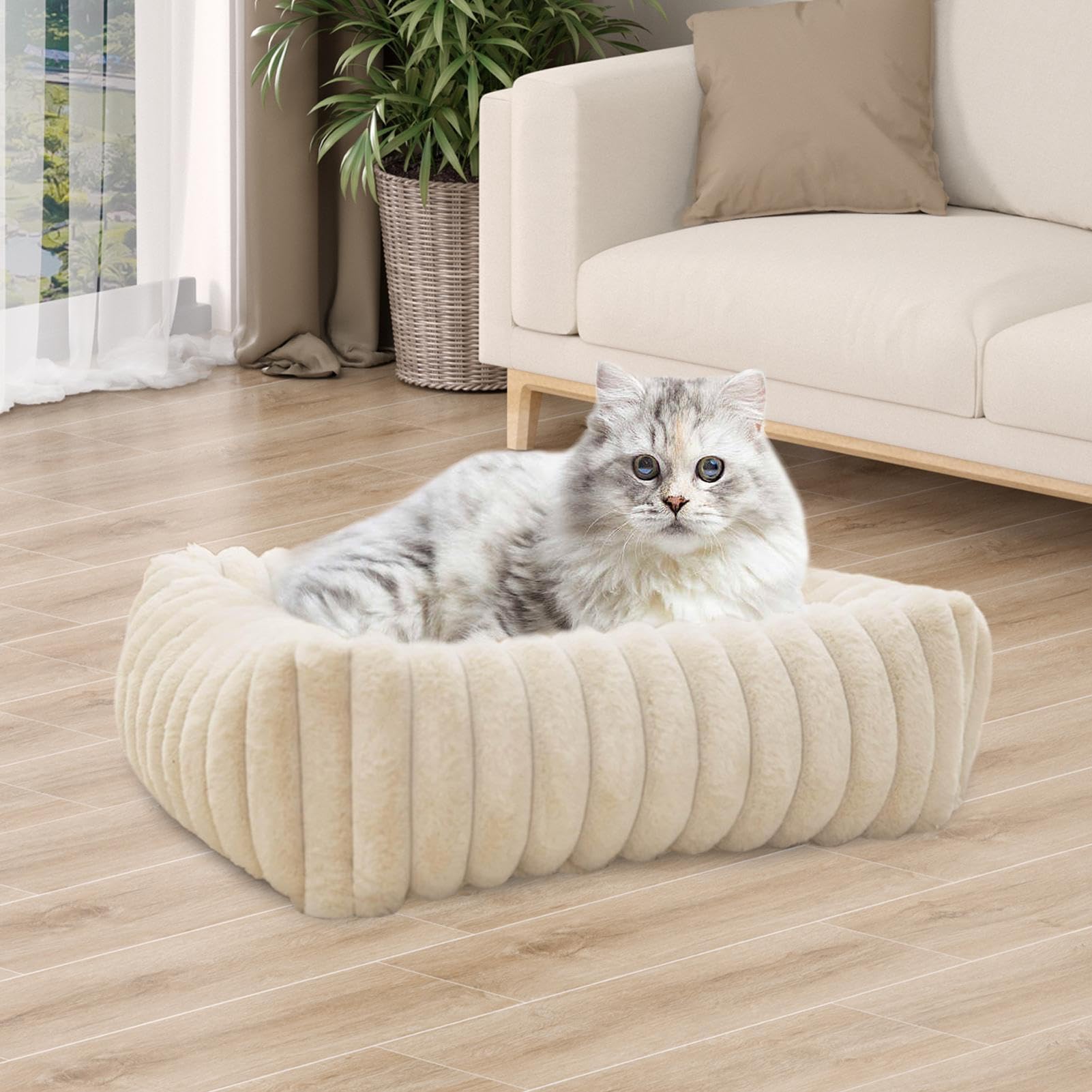 Camas Lavables Para Cachorros Sofá Mascotas Almohadilla Suave Confortable | Cama Térmica Lavable Hogar Balcón Salón Dormitorio Exterior