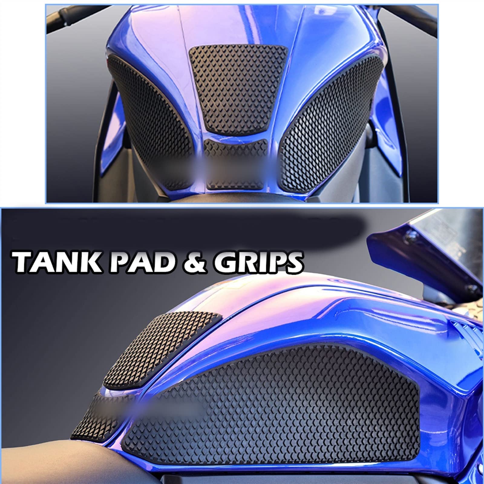 R7 Tank Pads YZF R7 Motorcycle Tank Pads - Knee Grip Protectors For 2021-2024 Yamaha R7 Yamaha R7 Accessories R7 Tank Pads YZF R7 Motorcycle Tank Pads - Knee Grip Protectors For 2021-2024 Yamaha R7 Yamaha R7 Accessories