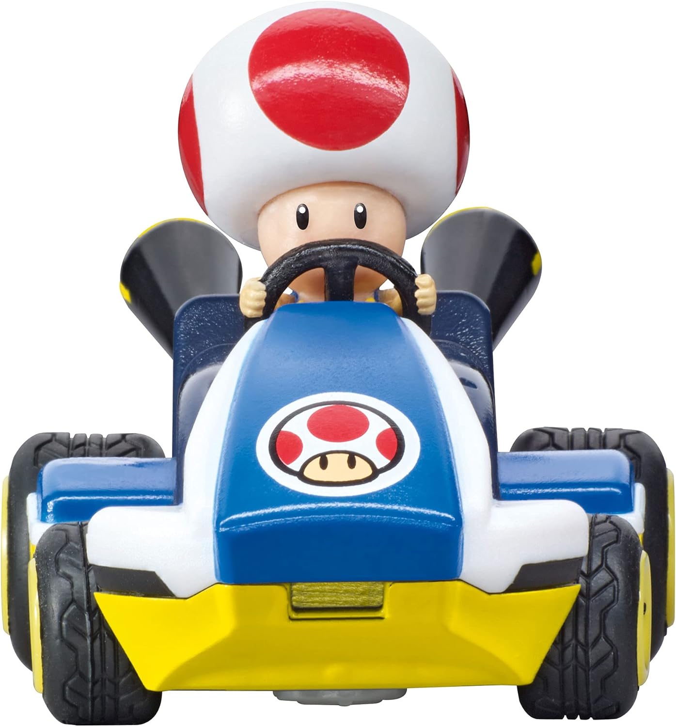 Carrera RC Mario Kart Mini RC Toad, for Children and Adults, Boys & Girls, Unique Original Licence, Instant Driving Fun with Ready to Run, Blue