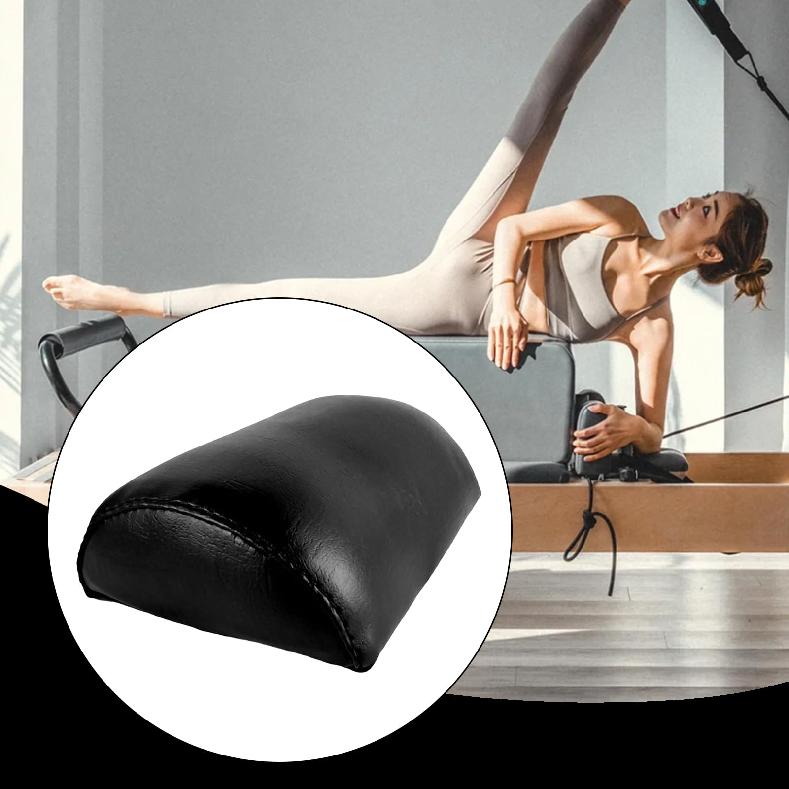 per pilates, ergonomico, confortevole, supporto poggiatesta per allineamento del collo, design morbido, per yoga, palestra, soggiorno, forma durevole per allenamenti a casa, dormitorio, 1-2 cm