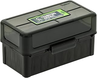 Frankford Arsenal Hinge-Top Ammo Boxes with True Mechanical Hinge for Ammunition Storage and Organization