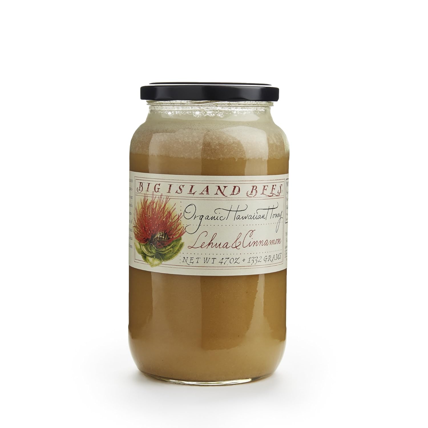 Raw Hawaiian Honey, Single Floral Variety by Big Island Bees (Ohia Lehua with Vanilla, 9 oz)