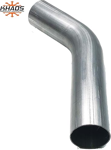 Miniatura 3 de 2.25" 45 grados 304 mandril de acero inoxidable curva tubo de escape / catback USA .065 Khaos Motorsports 2 Pack