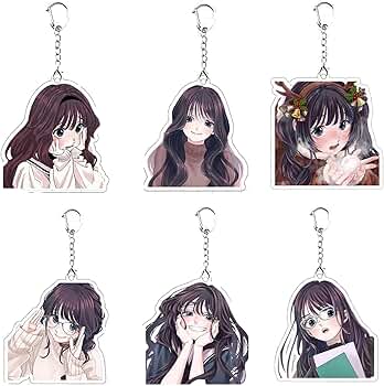 Amazon.co.jp: [HESHI] 薫る花は凛と咲く キーホルダー アクリル