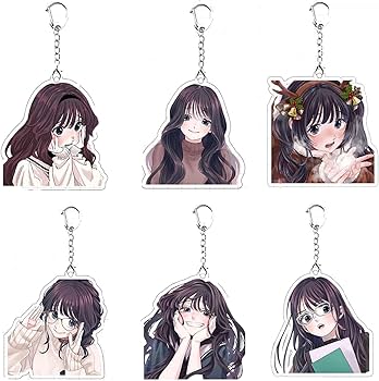 Amazon.co.jp: [HESHI] 薫る花は凛と咲く キーホルダー アクリル 和栗