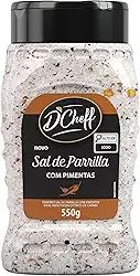 D'Cheff, Sal de Parrilha com Pimentas, 550 Gramas