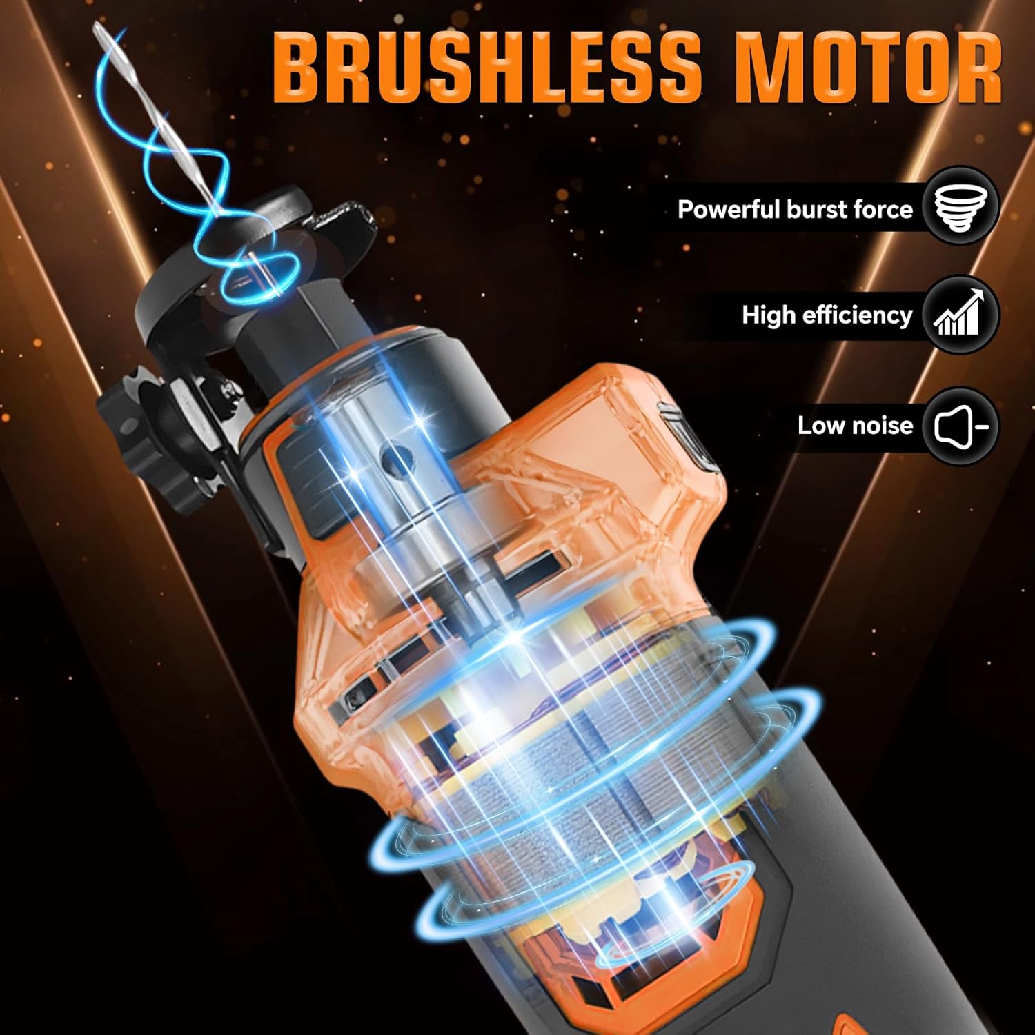 Cordless Drywall Cutting Tool for Dewalt 20V Battery, 30000 RPM Brushless Rotary Saw, Adjustable Depth Drywall Cutting Tool with LED for Cutting Wood Drywall, Sheetrock, Wood(No Battery)