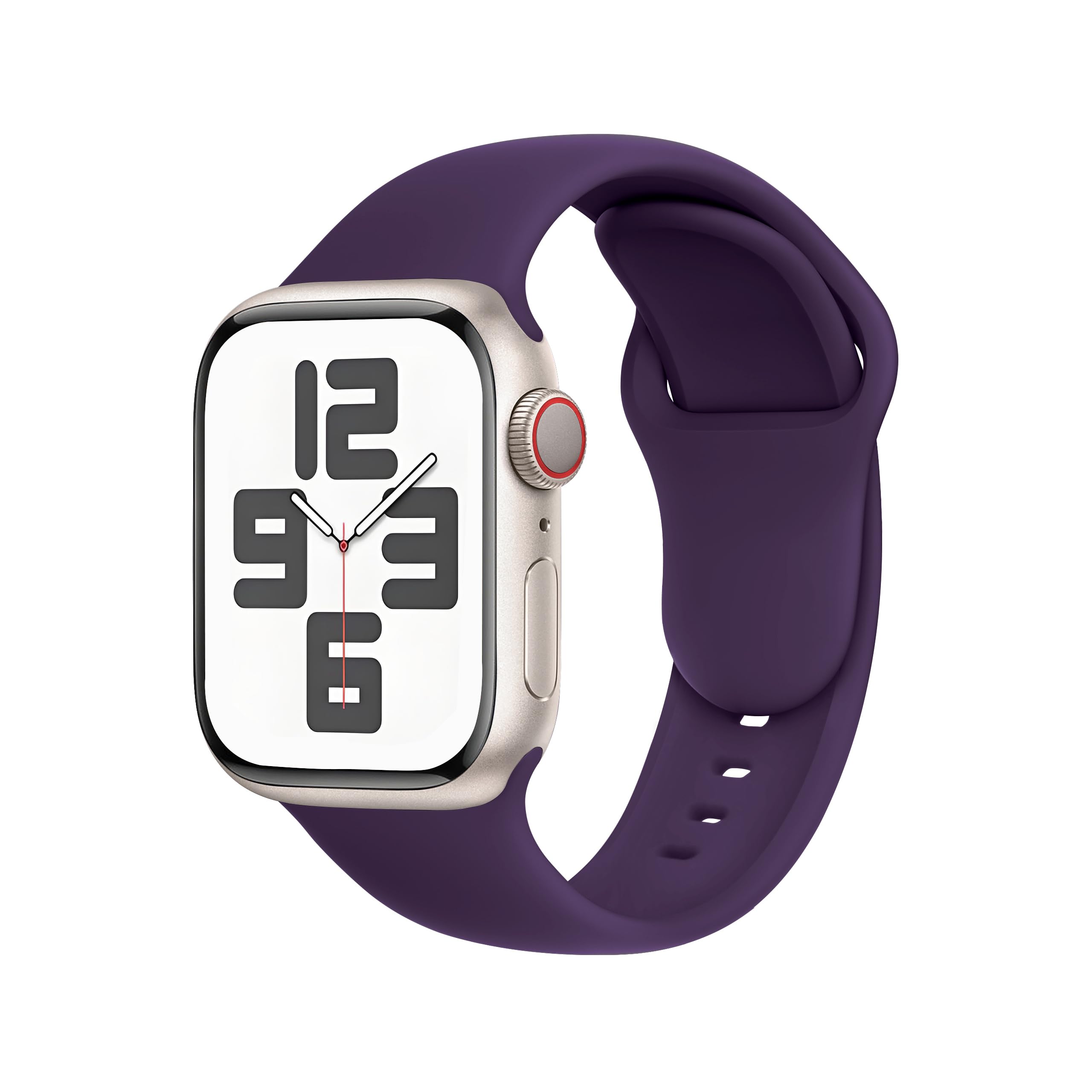 SRena SBC1 for Cinturino Apple Watch 38 40 41 42 44 45 46 mm,Ultra e Ultra 2,SE,Serie 7/8/9/10 - Compatibile con Tutti i Modelli,Viola Imperiale