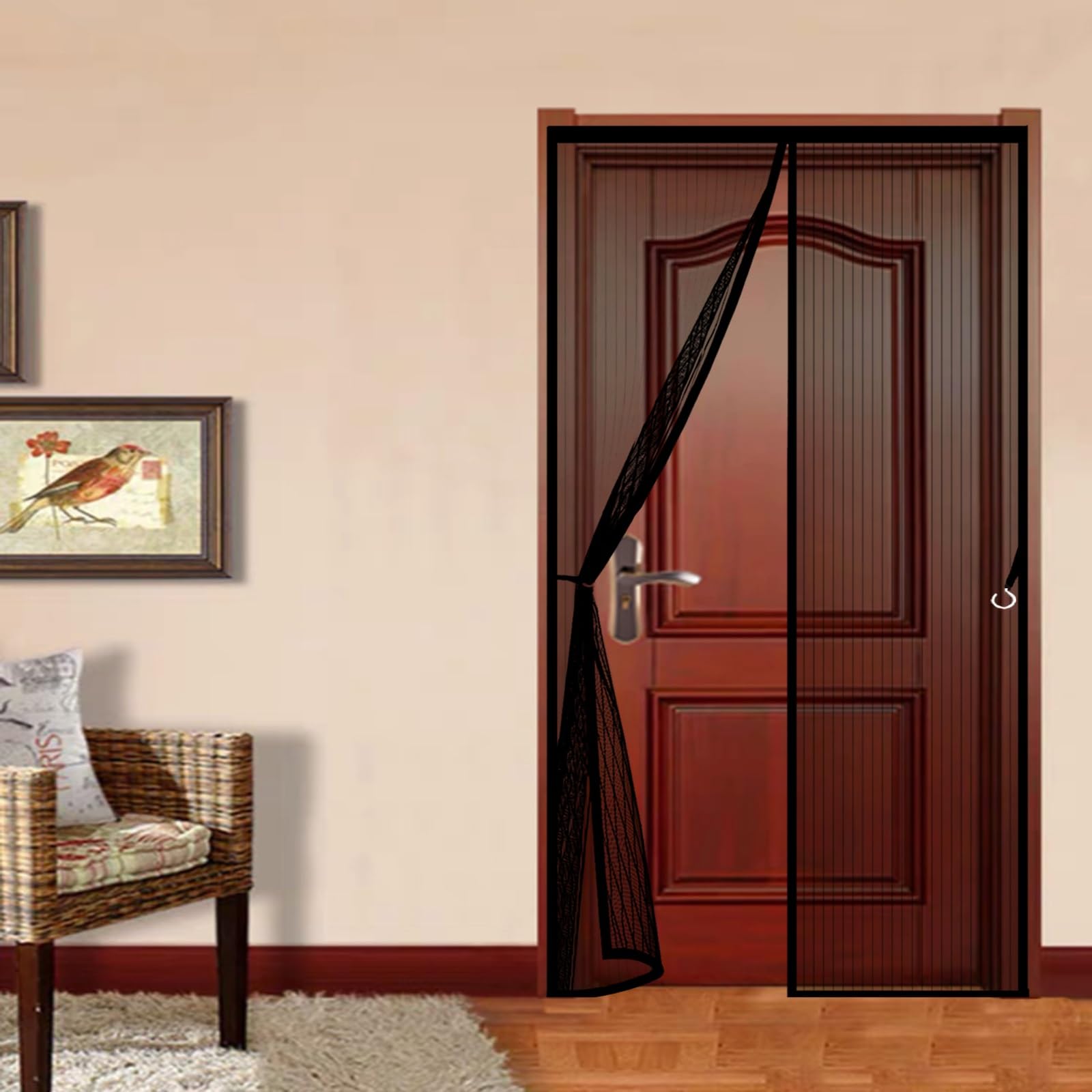 Moustiquaire porte patio et couloir pour aérer la maison sans insectes