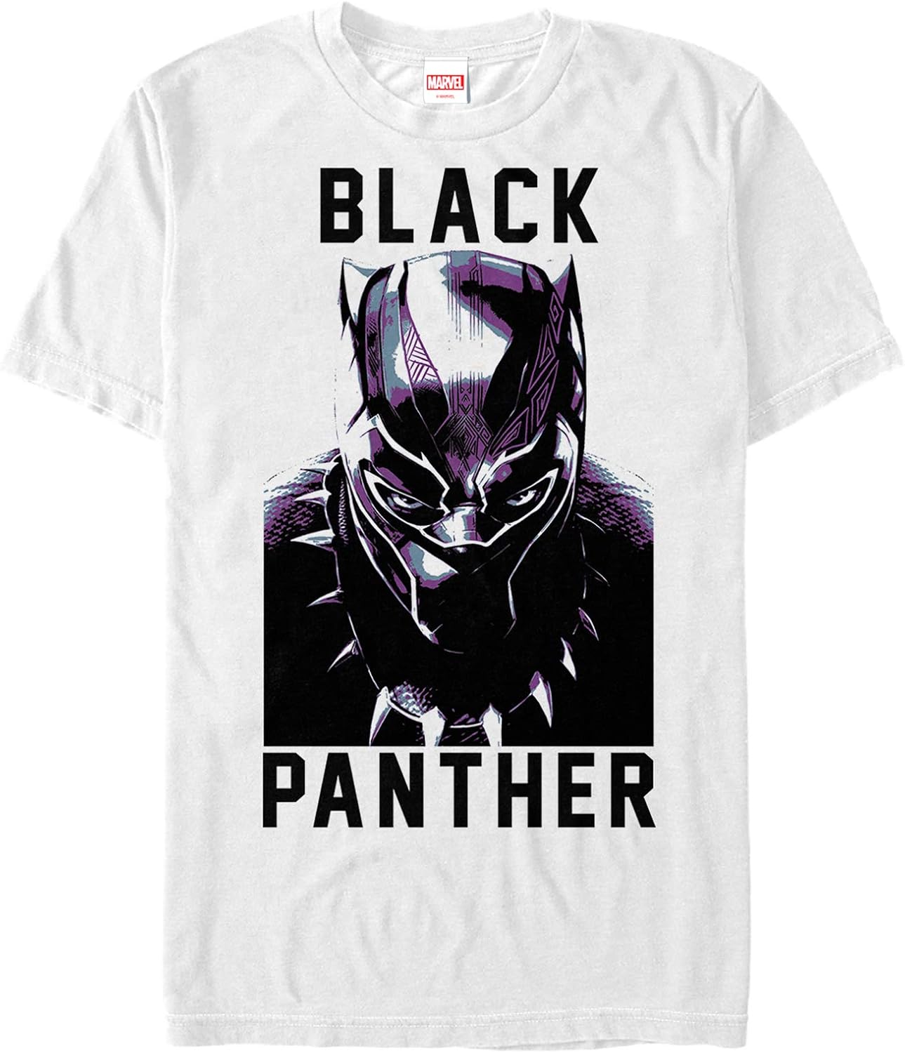Marvel Men's Black Panther 2018 Portrait T-Shirt
