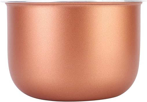 Akozon Non Stick Inner Cooking Pot Liner Container Replacement Accessories for 1.5L 1.6L Rice Cooker, Non Stick Replacement Inner Cooking Pot Liner for .5L .6L Rice Cooker