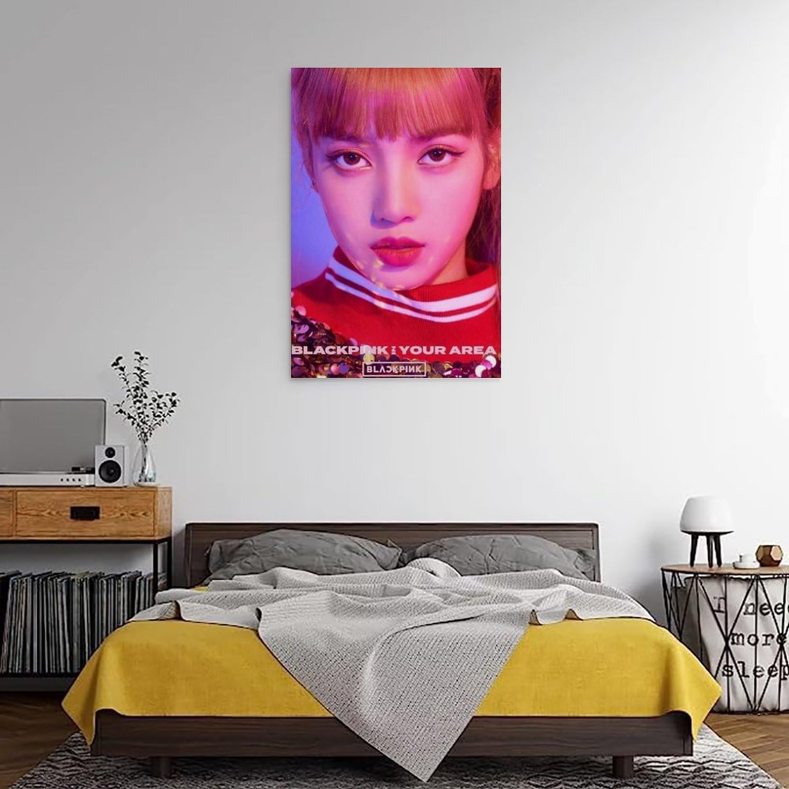 Poster Décoratif Sur Toile Vintage Lisa 20x30 Cm - Style Sans Cadre Pour Salon, Chambre