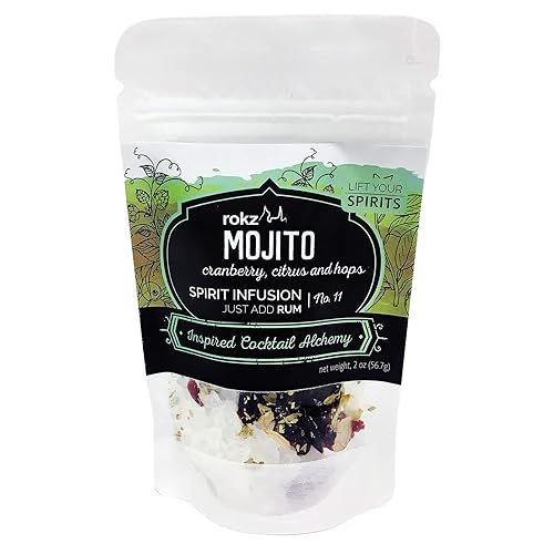 Rokz Mezcla de infusión de ginebra y espíritu tónico para cócteles