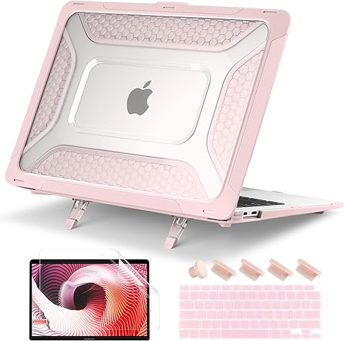 Miniatura 47 de Batianda Funda para MacBook Air de 13 pulgadas 2020 2019 2021 modelo A2337 M1 A2179 A1932 con Touch ID, carcasa rígida resistente a prueba de golpes