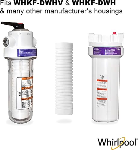 Miniatura 3 de Whirlpool, WHKF-GD05, filtro de reemplazo de filtración para toda la casa de capacidad estándar (2unidades) (el embalaje puede variar)