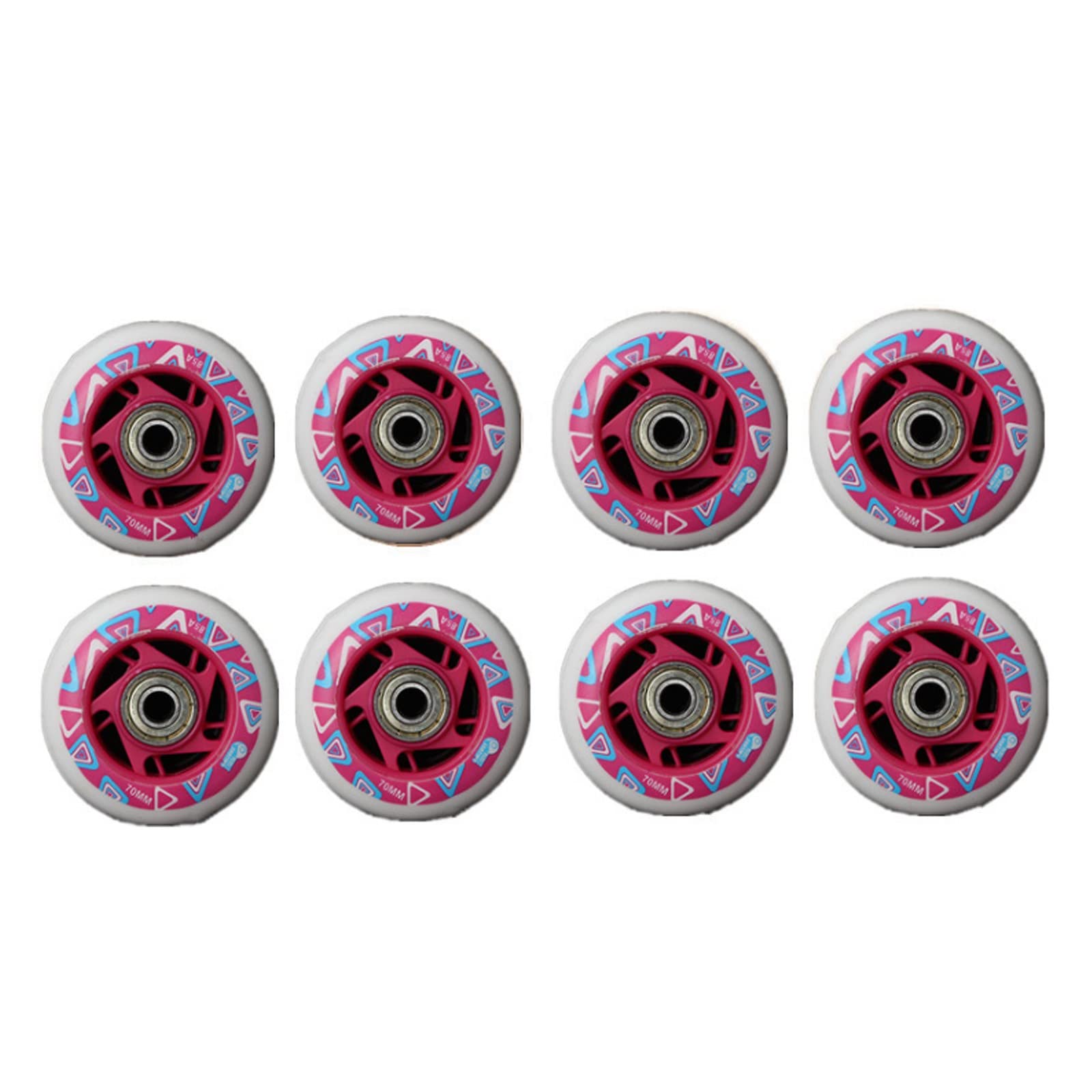 Roues de patins à roues alignées AHLOKI 64mm en PU avec roulements pour roller