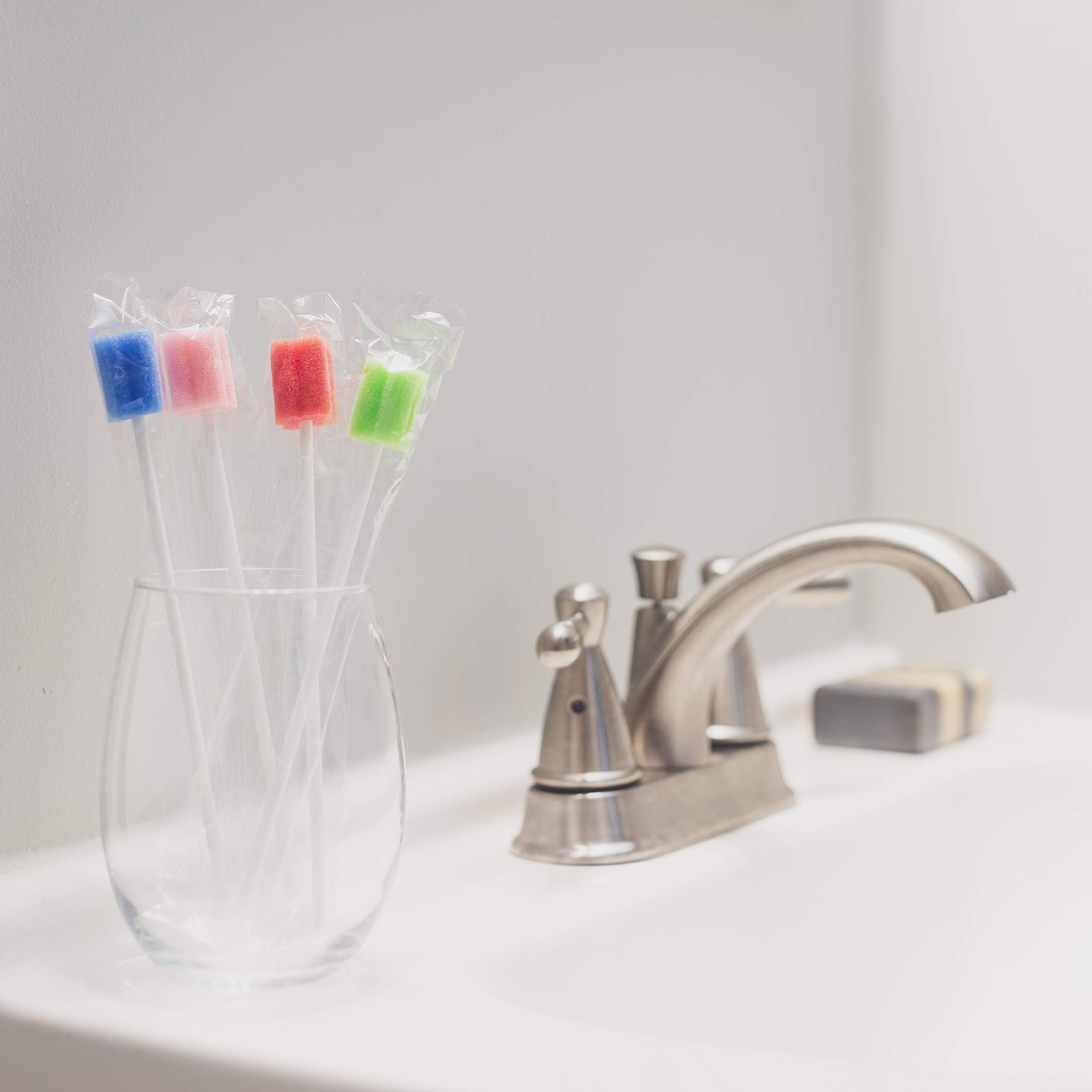 Disposable Oral Sponge Swabs 260 Disposable Mouth Sponges on a Stick