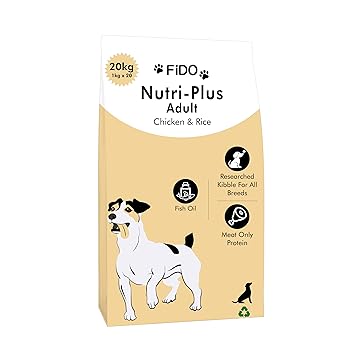FiDO Nutri-Plus Adult Chicken & Rice (20 KG)