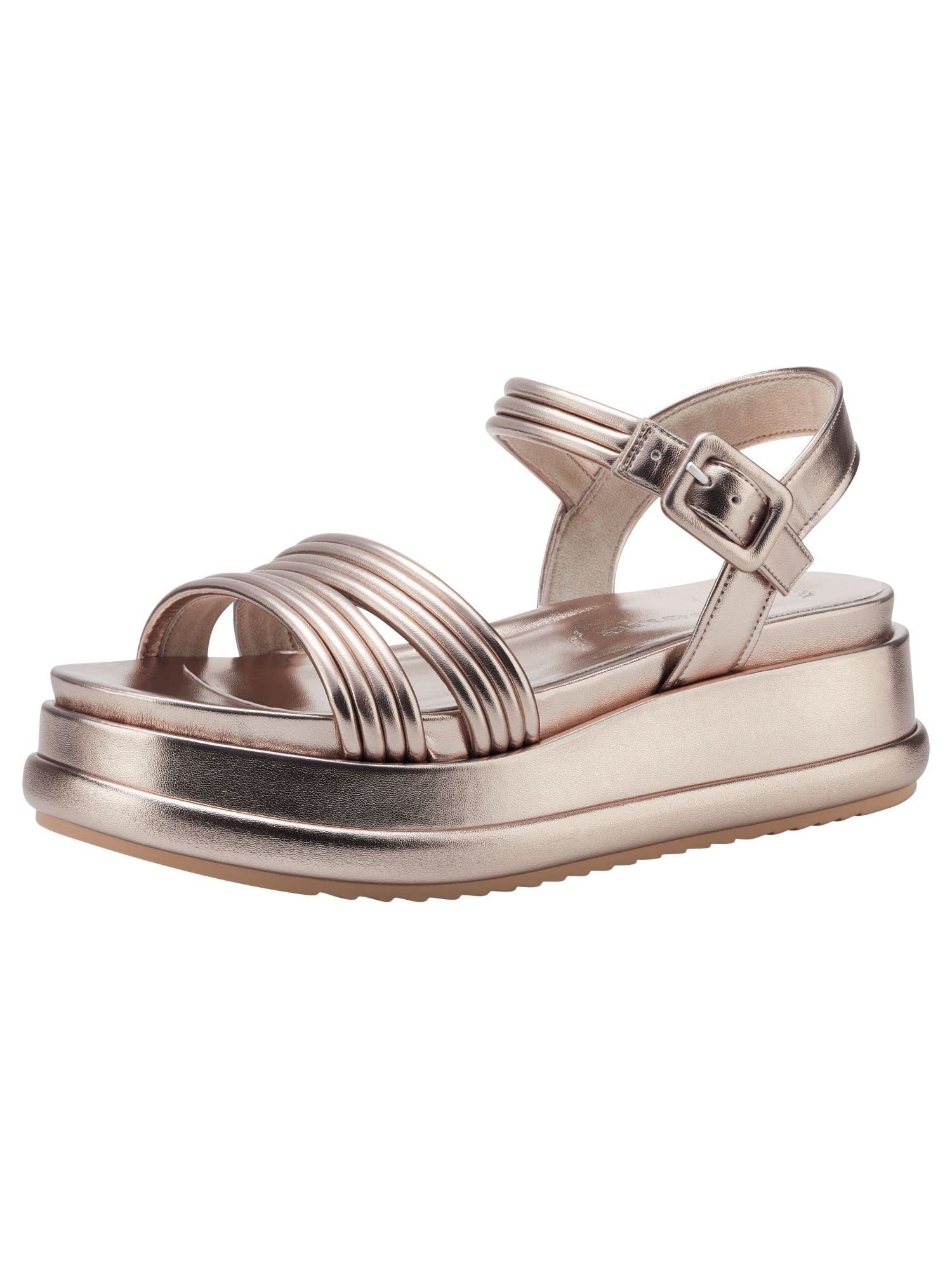 Tamaris 1-1-28257-20 Women's Trainers Sandal, Light Gold, 3.5 UK