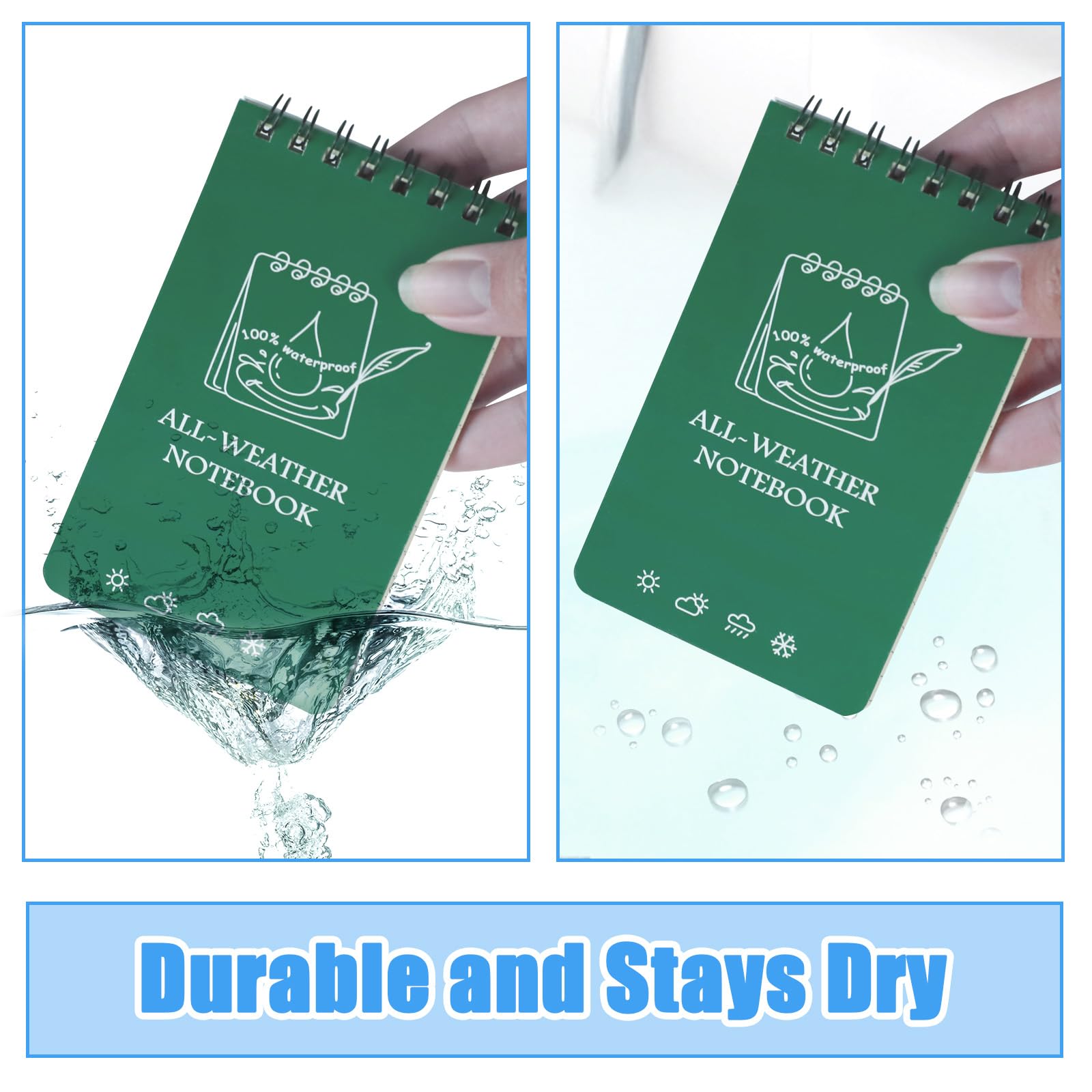 Vexquivera 10pcs Small Notebooks Pocket Sizesmall Notepad Mini Notepads - View #5