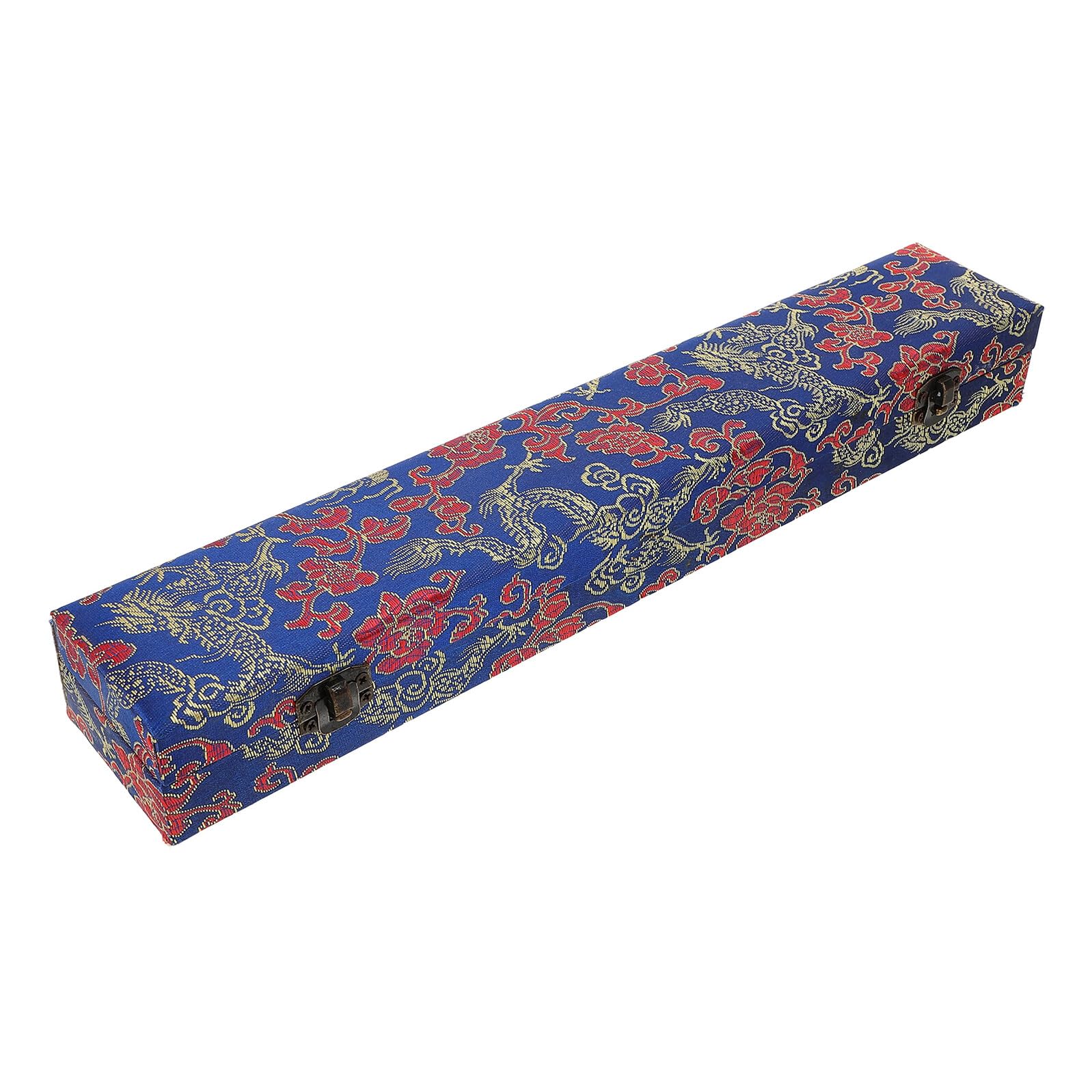 UKCOCO 5 Pezzi Scatola Regalo in Legno per Ventaglio Stile Ventaglio con Chiusura in Rame Custodia e Resistente Confezione