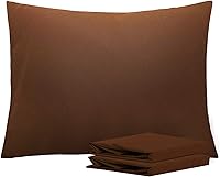 Vista 128 de NTBAY Juego de fundas de almohada estándar, paquete de 2 fundas de almohada de microfibra cepillada de 20 x 26 pulgadas, suaves, sin arrugas