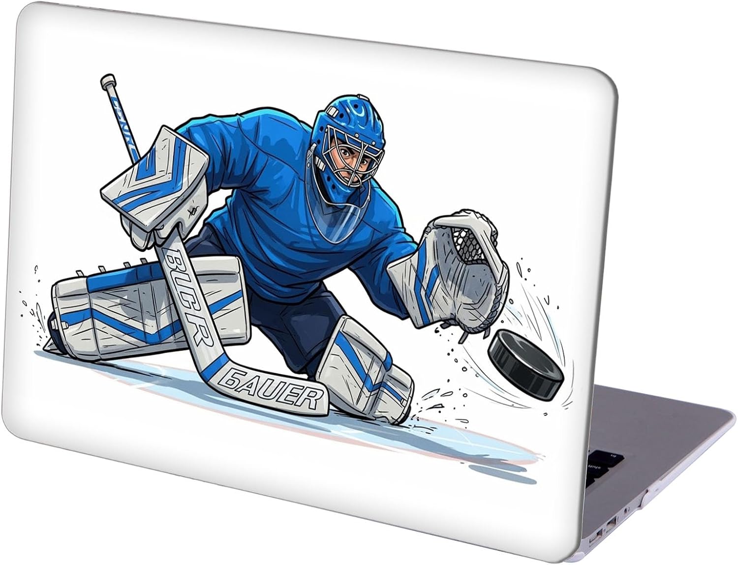 Compatible with MacBook Neo 13-inch, Hard Shell Case with Keyboard Cover and Screen Protector (A3404 A18 Pro chip, 2026 Release) - Hockey MC21683
