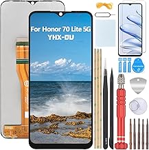 6.5 Inch Replacement LCD Touch Screen for Honor 70 Lite 5G Honor 70 Lite RBN-NX1 Touch Screen Digitizer LCD Display Replacement + Installation Tool+Tempered Glass (Black)