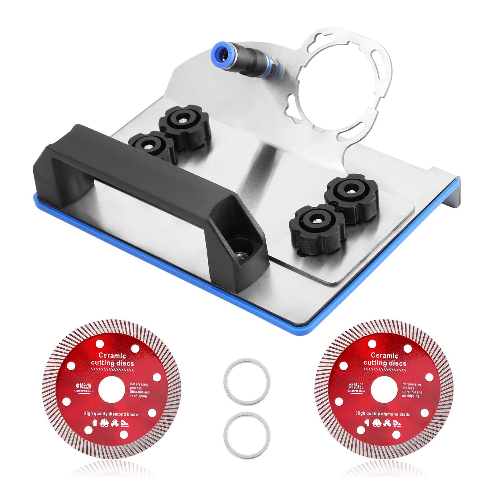 45 Degree Tile Chamfering Tool, Angle Grinder Tool with Stand for Tile 45° Chamfer Cutting